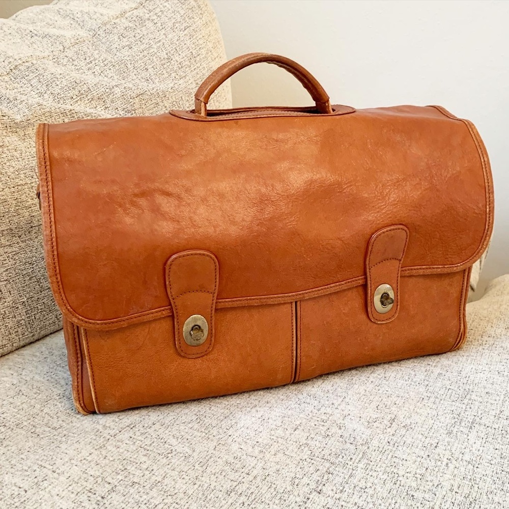 Leather briefcase